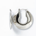 Courage Waterproof U-Turn Statement Earring Silver Plating - DANSK Copenhagen