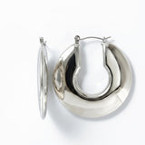 Courage Waterproof U-Turn Statement Earring Silver Plating - DANSK Copenhagen
