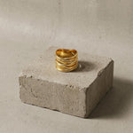 Courage Waterproof Wrap It Ring 18K Gold Plating - DANSK Copenhagen