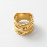 Courage Waterproof Wrap It Ring 18K Gold Plating - DANSK Copenhagen