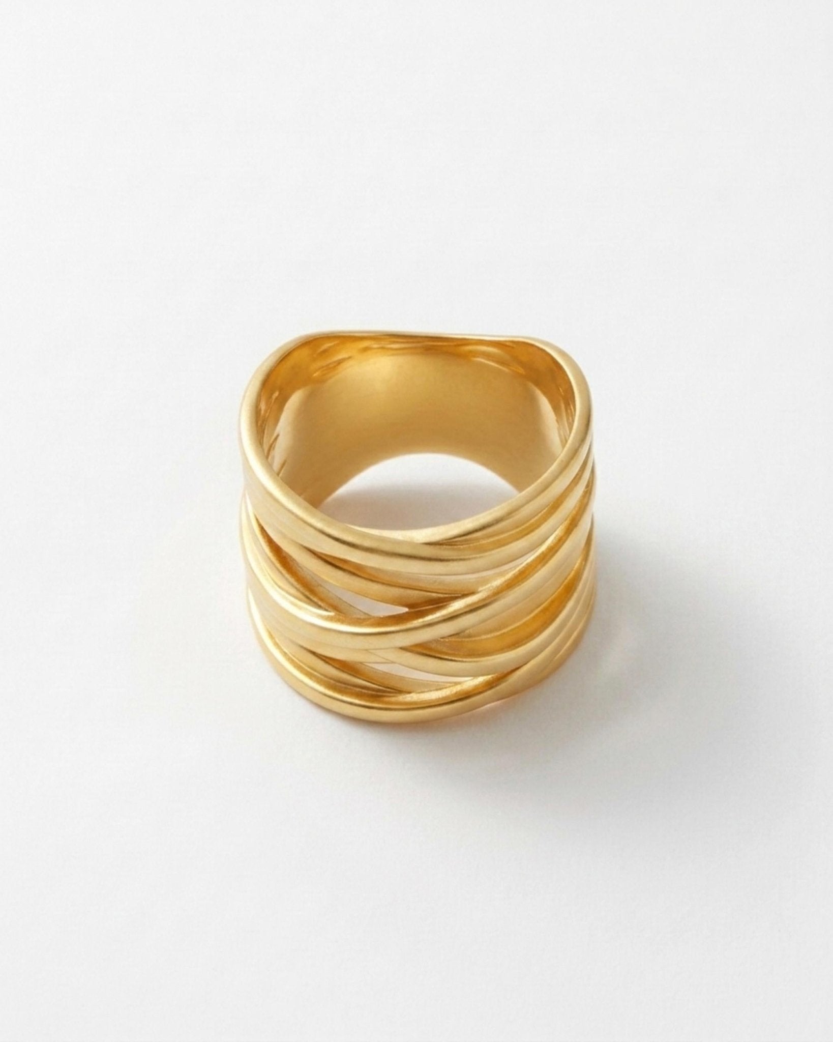 Courage Waterproof Wrap It Ring 18K Gold Plating - DANSK Copenhagen