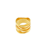 Courage Waterproof Wrap It Ring 18K Gold Plating - DANSK Copenhagen