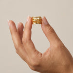 Courage Waterproof Wrap It Ring 18K Gold Plating - DANSK Copenhagen