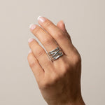Courage Waterproof Wrap It Ring Silver - DANSK Copenhagen