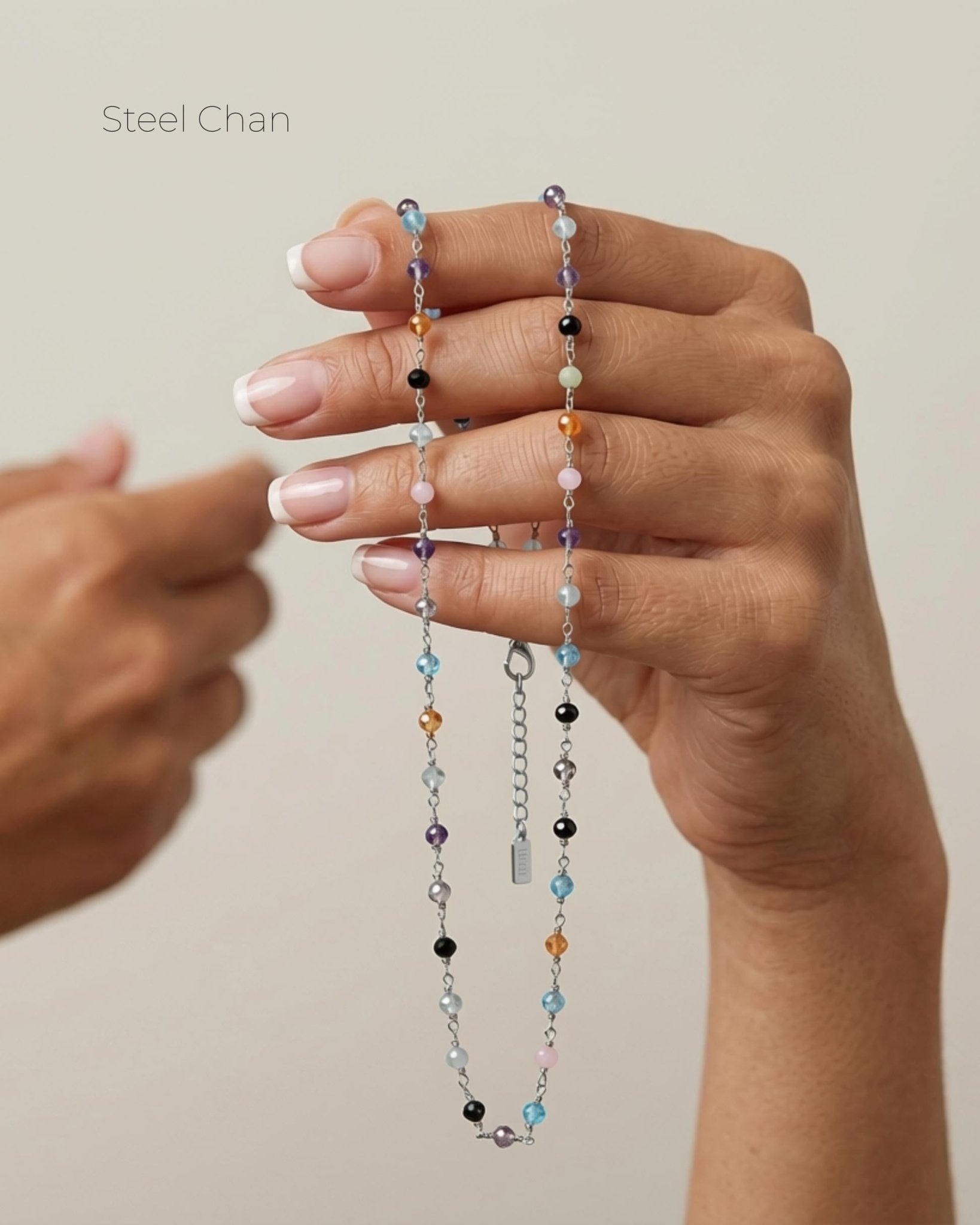 EIRA SOFT Waterproof Silver Stainless Steel Long Necklace - Polished Finish - DANSK Copenhagen