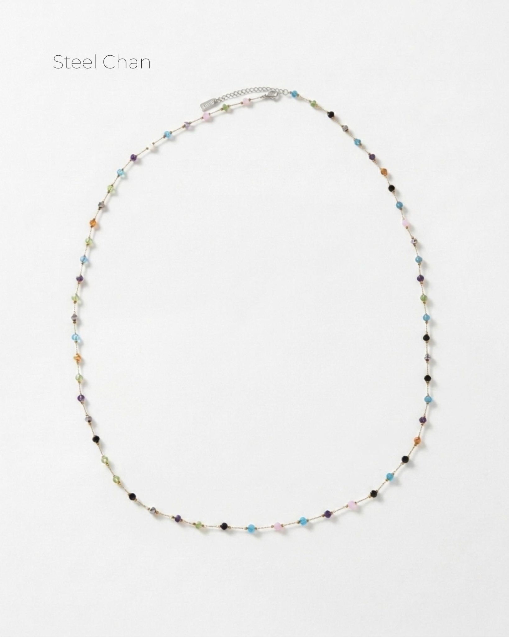 EIRA SOFT Waterproof Silver Stainless Steel Long Necklace - Polished Finish - DANSK Copenhagen
