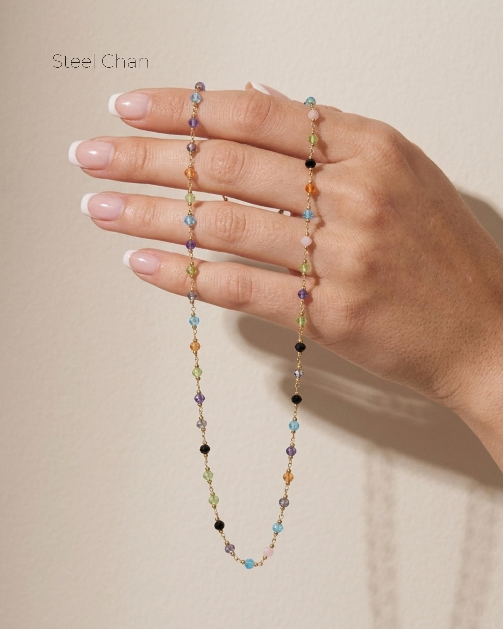 EIRA SOFT Waterproof Silver Stainless Steel Long Necklace - Polished Finish - DANSK Copenhagen