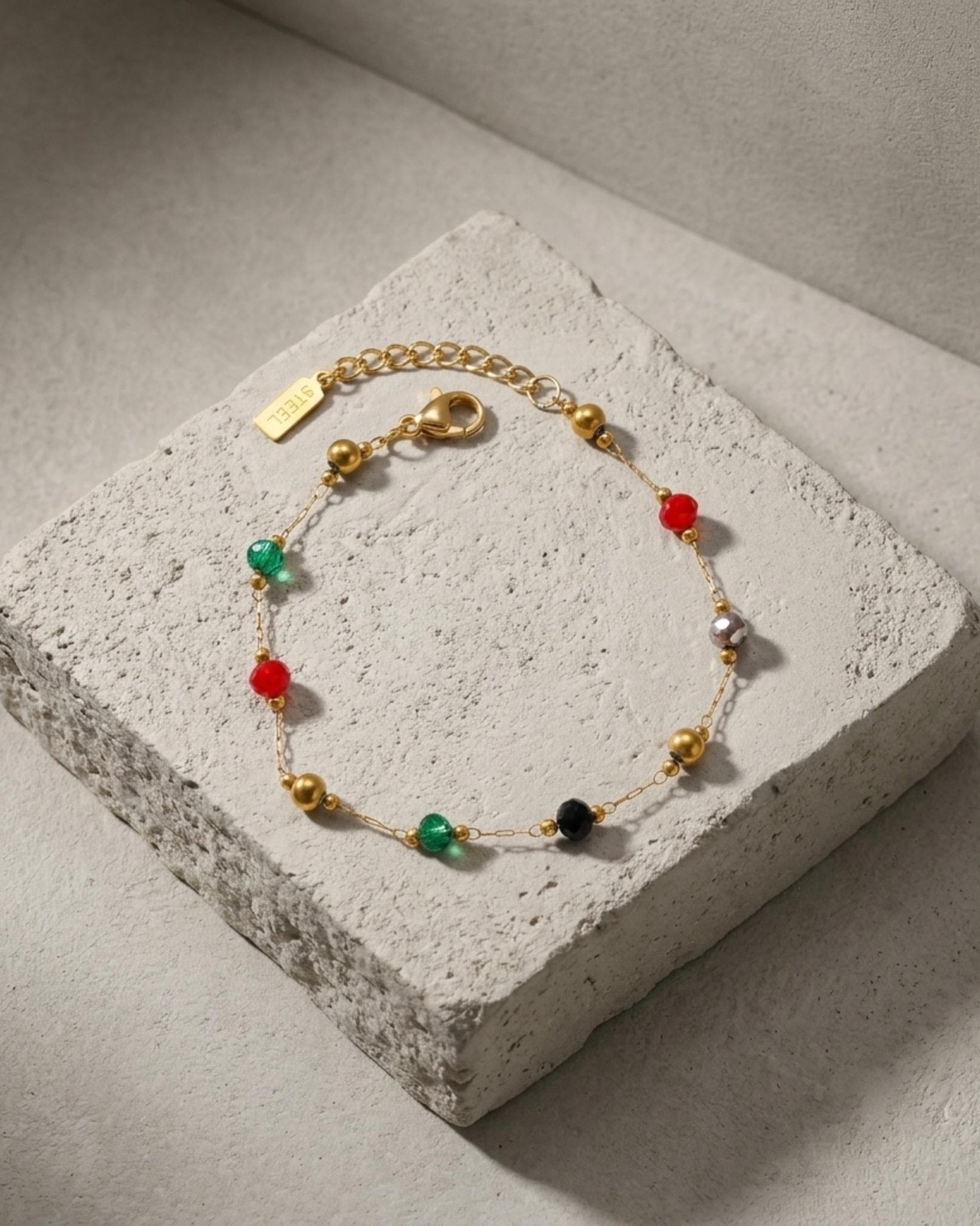 EIRA STRONG Waterproof 18K Gold Plated Bracelet - Polished Stainless Steel - DANSK Copenhagen