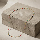 EIRA STRONG Waterproof 18K Gold Plated Long Necklace - Polished Stainless Steel - DANSK Copenhagen