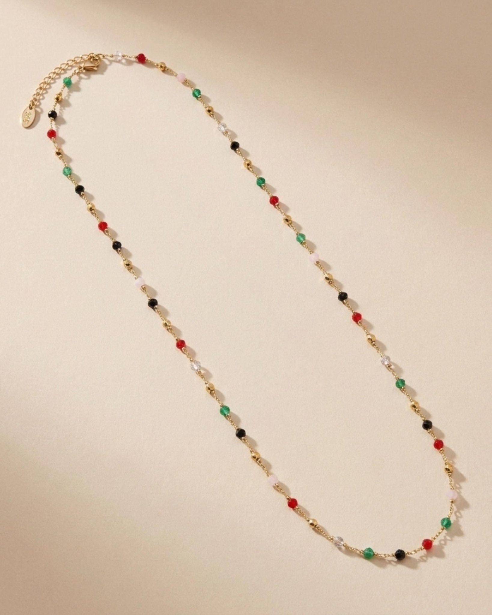 EIRA STRONG Waterproof 18K Gold Plated Long Necklace - Polished Stainless Steel - DANSK Copenhagen