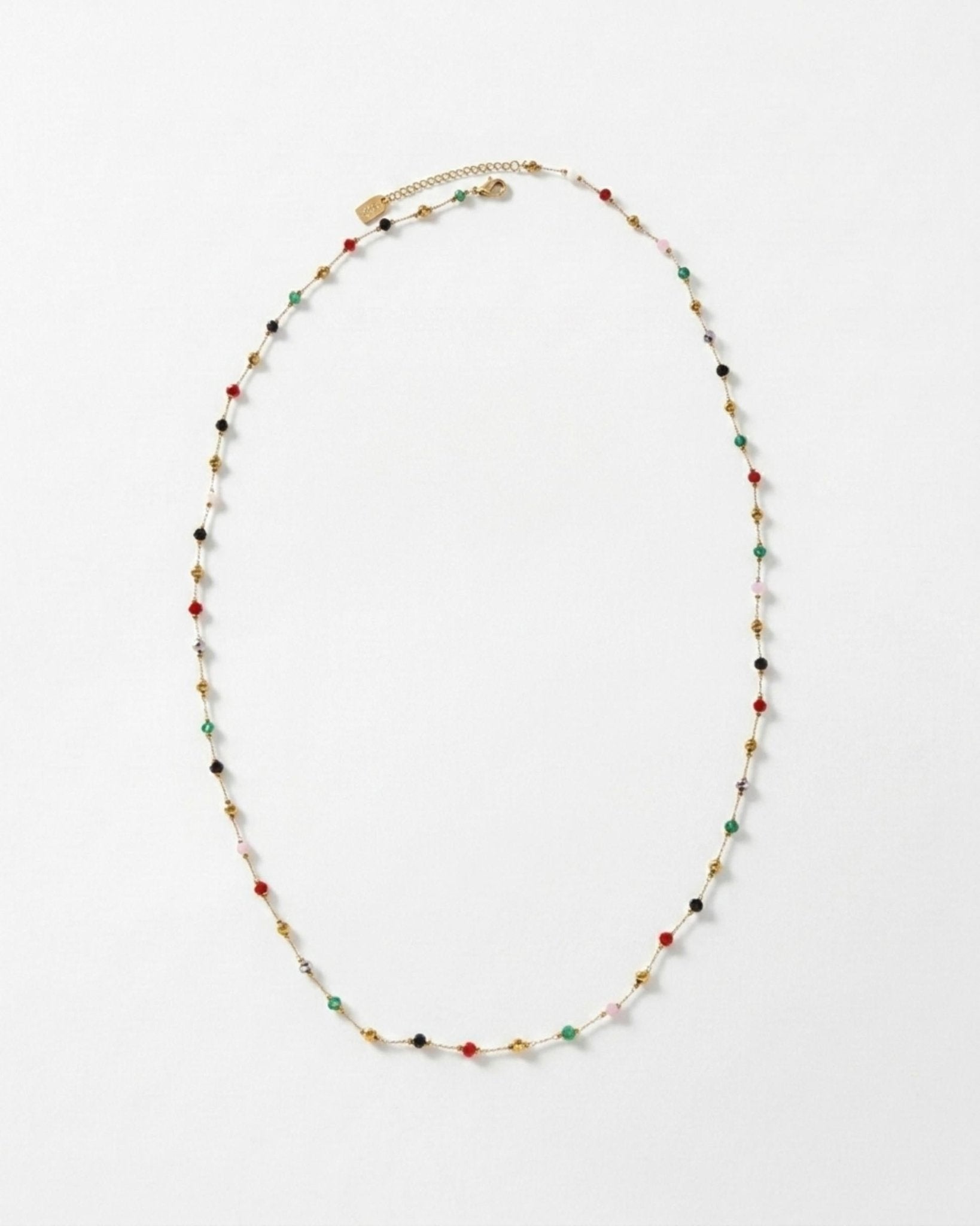 EIRA STRONG Waterproof 18K Gold Plated Long Necklace - Polished Stainless Steel - DANSK Copenhagen