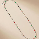 EIRA STRONG Waterproof Silver Stainless Steel Long Necklace - Polished Finish - DANSK Copenhagen