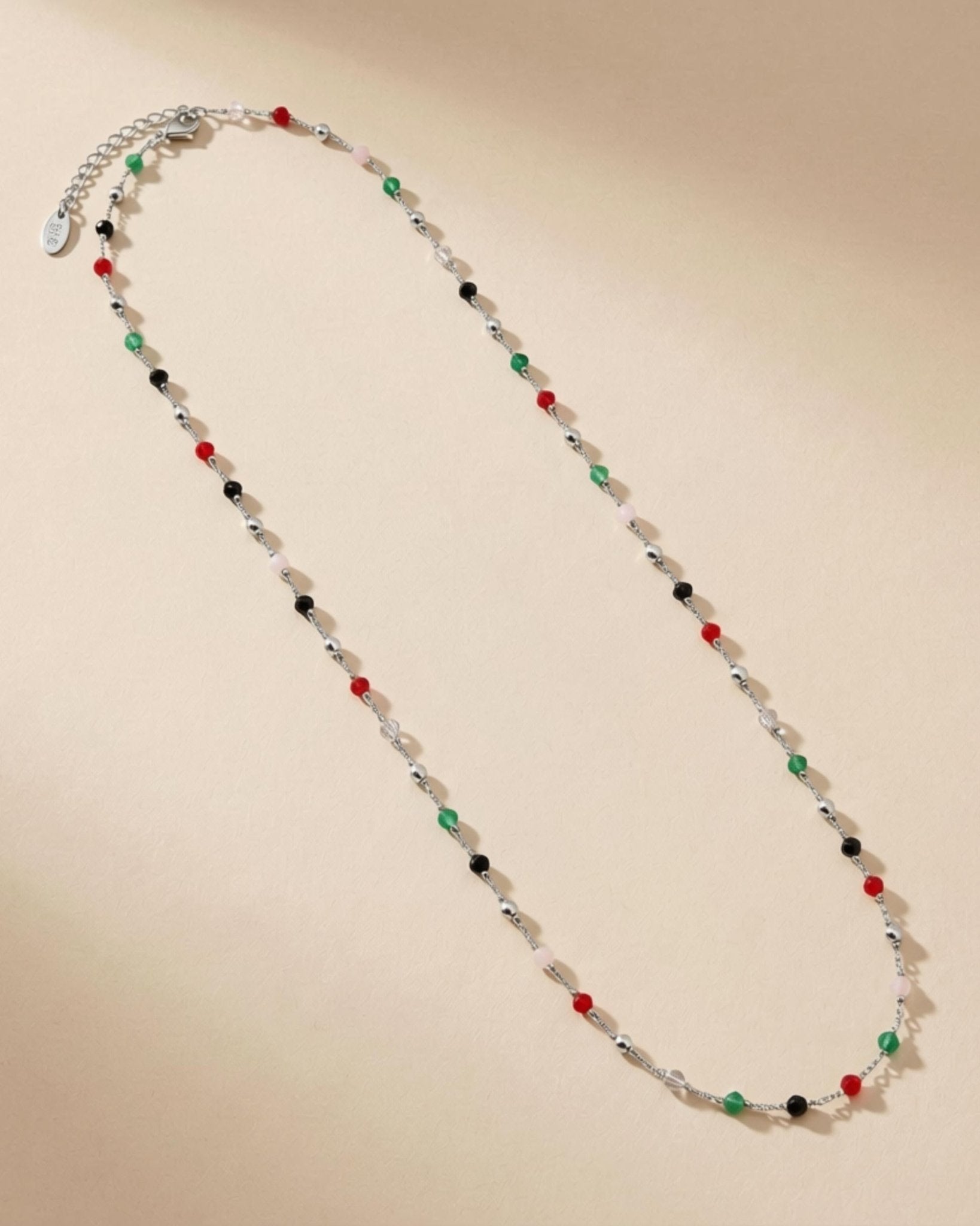 EIRA STRONG Waterproof Silver Stainless Steel Long Necklace - Polished Finish - DANSK Copenhagen