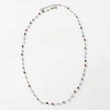 EIRA STRONG Waterproof Silver Stainless Steel Long Necklace - Polished Finish - DANSK Copenhagen