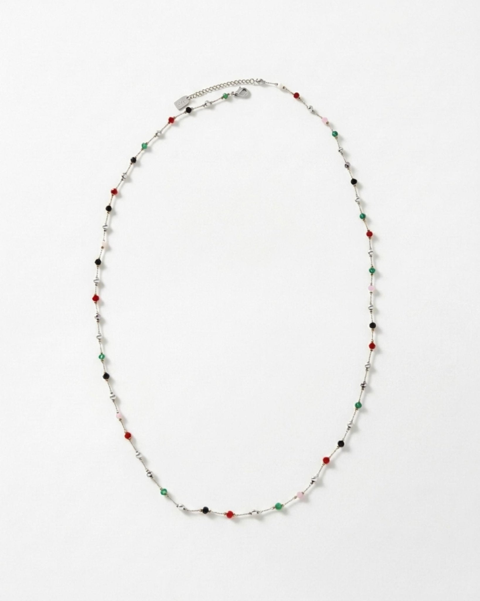 EIRA STRONG Waterproof Silver Stainless Steel Long Necklace - Polished Finish - DANSK Copenhagen
