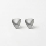 FRIDA Waterproof Silver Stainless Steel Post Earring - Brushed Finish - DANSK Copenhagen