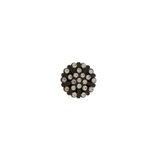 Ingunn Clear CZ Minimalistic Flower Button Cover 21x21mm -DNSK Copenhagen