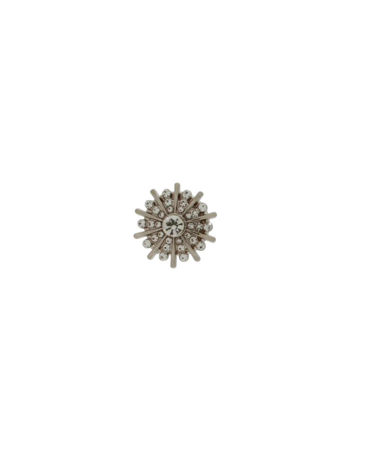 Ingunn Clear CZ Minimalistic Star Button Cover 21x21mm -DNSK Copenhagen