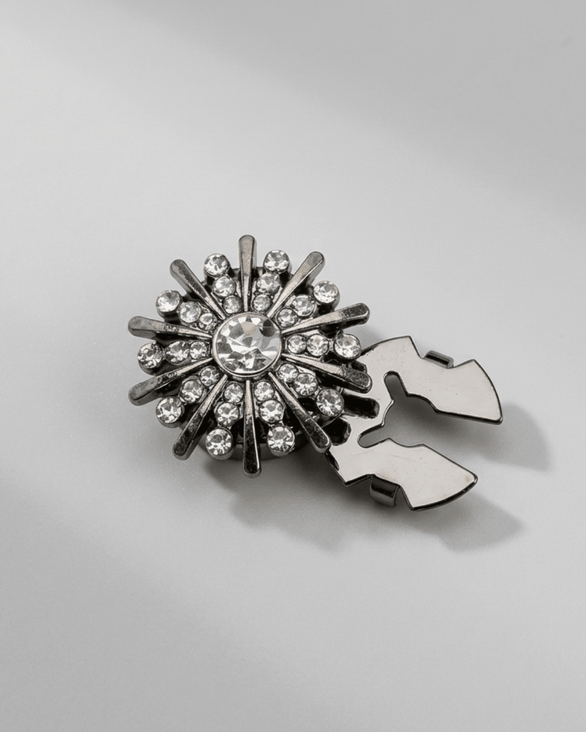 Ingunn Clear CZ Multi Star Button Cover 21x21mm -DNSK Copenhagen