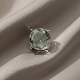 Ingunn Clear CZ Statement Stone Button Cover 20x20mm -DNSK Copenhagen