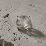 Ingunn Clear CZ Statement Stone Button Cover 20x20mm -DNSK Copenhagen