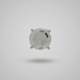 Ingunn Clear CZ Statement Stone Button Cover 20x20mm -DNSK Copenhagen