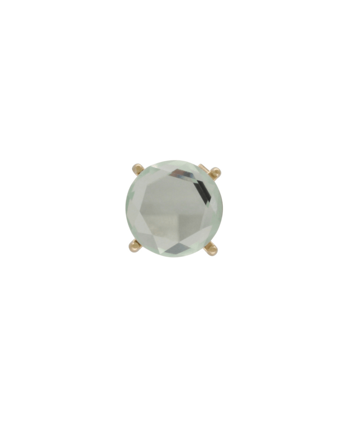 Ingunn Clear CZ Statement Stone Button Cover 20x20mm -DNSK Copenhagen