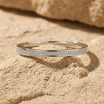Joy Waterproof Bangle CZ White Shiny - DANSK Copenhagen