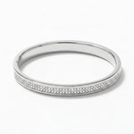 Joy Waterproof Bangle CZ White Shiny - DANSK Copenhagen