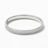 Joy Waterproof Bangle CZ White Shiny - DANSK Copenhagen