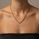 Joy Waterproof Clear CZ & Ball Necklace 18K Gold Plating - DANSK Copenhagen