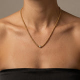 Joy Waterproof Clear CZ & Ball Necklace 18K Gold Plating - DANSK Copenhagen
