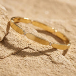 Joy Waterproof Clear CZ Delicate Bangle 18K Gold Plating - DANSK Copenhagen