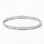 Joy Waterproof Clear CZ Delicate Bangle Silver Plating - DANSK Copenhagen