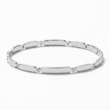 Joy Waterproof Clear CZ Delicate Bangle Silver Plating - DANSK Copenhagen