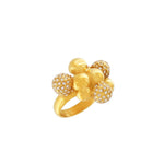 Joy Waterproof Clear CZ Multi Ball Ring 18K Gold Plating - DANSK Copenhagen