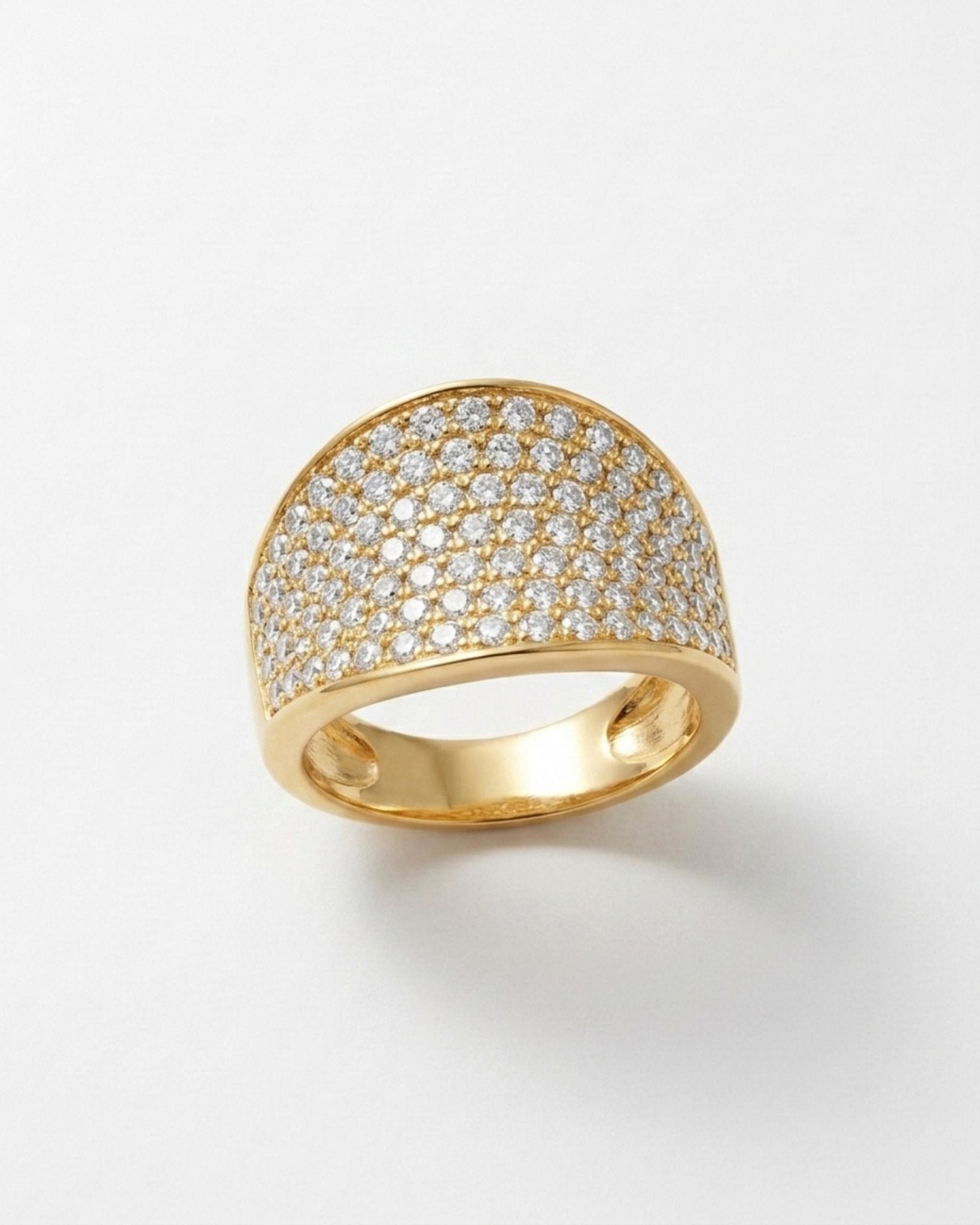 Joy Waterproof Clear Multi CZ Ring 18K Gold Plating - DANSK Copenhagen