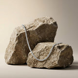 Joy Waterproof CZ Crystal 2mm Chain Bracelet Silver Plating - DANSK Copenhagen
