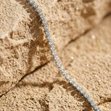 Joy Waterproof CZ Crystal 4mm Bracelet Silver Plating - DANSK Copenhagen