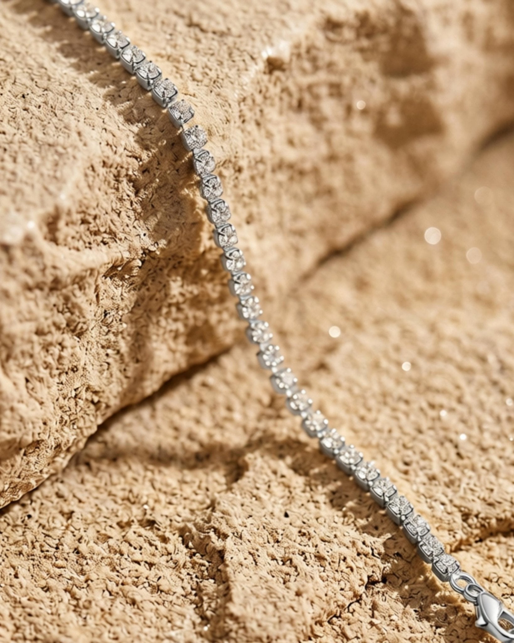 Joy Waterproof CZ Crystal 4mm Bracelet Silver Plating - DANSK Copenhagen