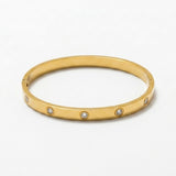 Joy Waterproof CZ Crystal Bangle 18K Gold Plating - DANSK Copenhagen