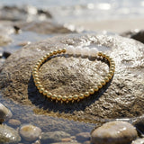 Joy Waterproof Elastic Pearl & Ball Bracelet 18K Gold Plating - DANSK Copenhagen