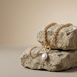 Joy Waterproof Link Pearl Bracelet 18K Gold Plating - DANSK Copenhagen