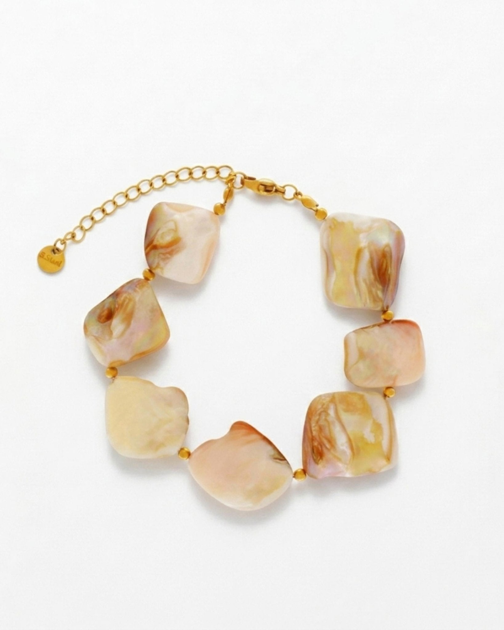 Joy Waterproof Natural Shell Bracelet 18K Gold Plating - DANSK Copenhagen