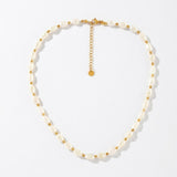 Joy Waterproof Short Multi Pearl & Ball Necklace 18K Gold Plating - DANSK Copenhagen