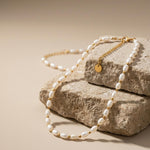 Joy Waterproof Short Multi Pearl & Ball Necklace 18K Gold Plating - DANSK Copenhagen