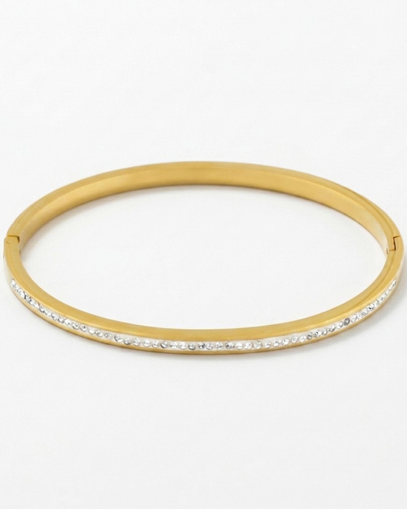 Joy Waterproof Slim CZ Bangle 18K Gold Plating - DANSK Copenhagen