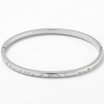 Joy Waterproof Slim CZ Bangle Silver Plating - DANSK Copenhagen