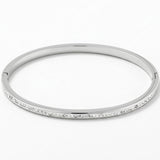 Joy Waterproof Slim CZ Bangle Silver Plating - DANSK Copenhagen