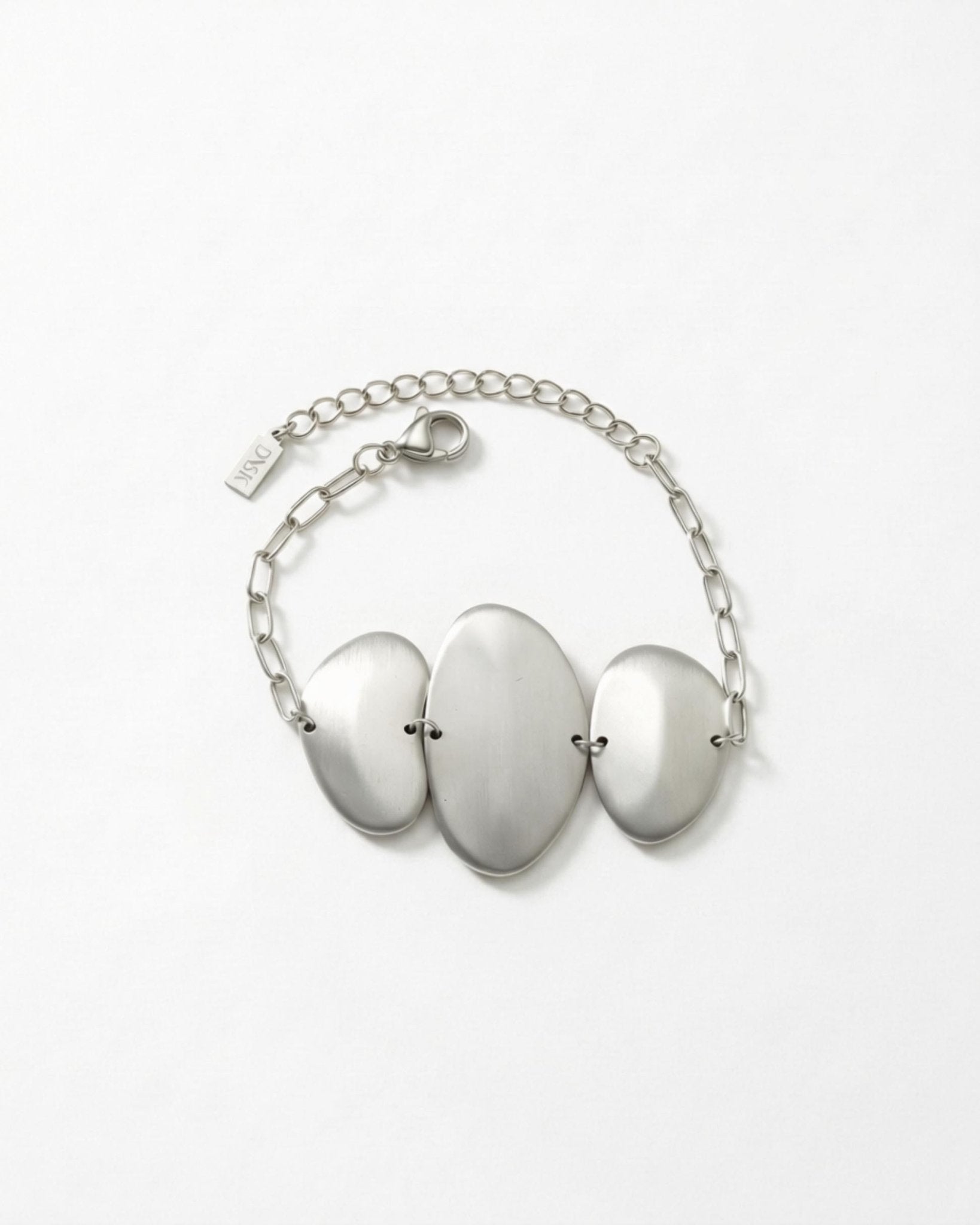 KLARA Waterproof Silver Stainless Steel Bracelet - Brushed Finish - DANSK Copenhagen
